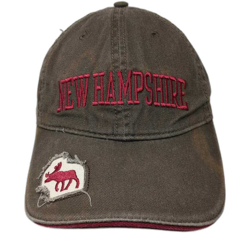 Eastern Illustrating Baseball Cap Brown One Size New Hampshire Moose Hat